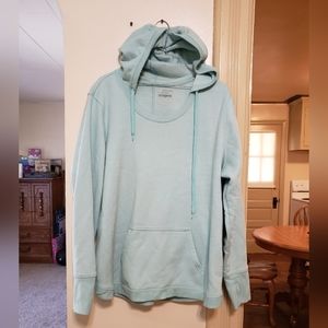 Tek Gear baby blue athletic hoodie with thumbholes size XXL in great condition
